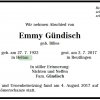 Billes Emmy 1922-2017 Todesanzeige